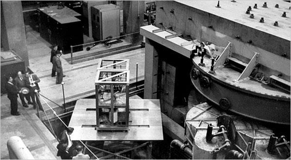 The Nevis cyclotron, which was constructed at Columbia University's Nevis