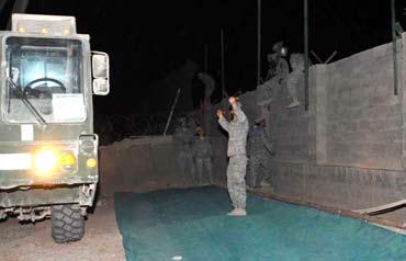 completed the installation of 2,400 feet of sniper screen at Joint Security Station Zafarniyah July 18.