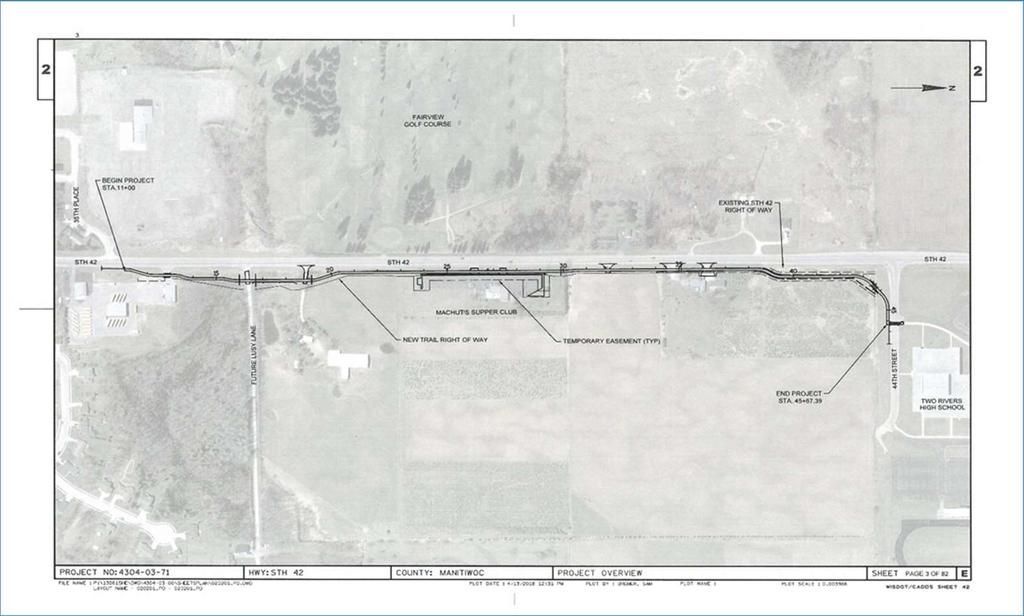 Eastside Bike Trail to High School Bid specs call for project to be completed within 10 weeks