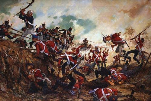 The Battle of New Orleans The American forces are a multicultural motely band of experienced soldiers and