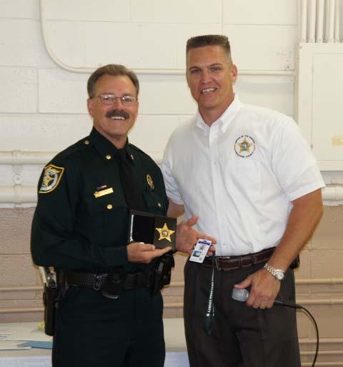 MAJ. PAUL BROWN RETIRES One of Okaloosa County's longest serving deputies was honored during a retirement ceremony on June 25.