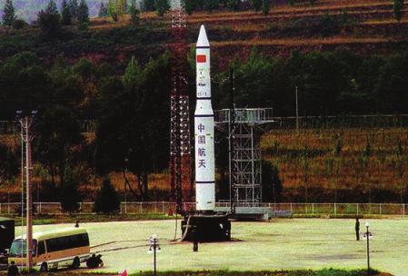 Estimates of Chinese Nuclear Forces 75 Figure 29: DF-31 Missile On Fixed Launch Pad An image allegedly showing the DF-31 missile positioned on a fixed launch pad.