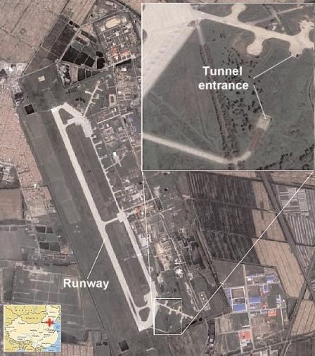 122 Federation of American Scientists/Natural Resources Defense Council Figure 65: Underground Aircraft Facility at Yangcun Airbase The Yangcun Airbase (39 22'27.70"N, 117 5'34.