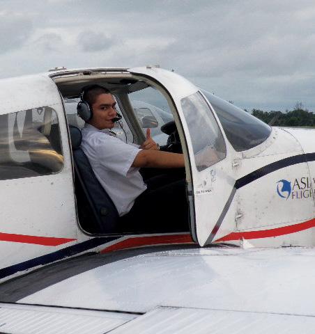 Frankly speaking, initially i was quite nervous for my first solo, but then with plenty amount of mental flying combined with all the knowledge and skills that I have gained from my training