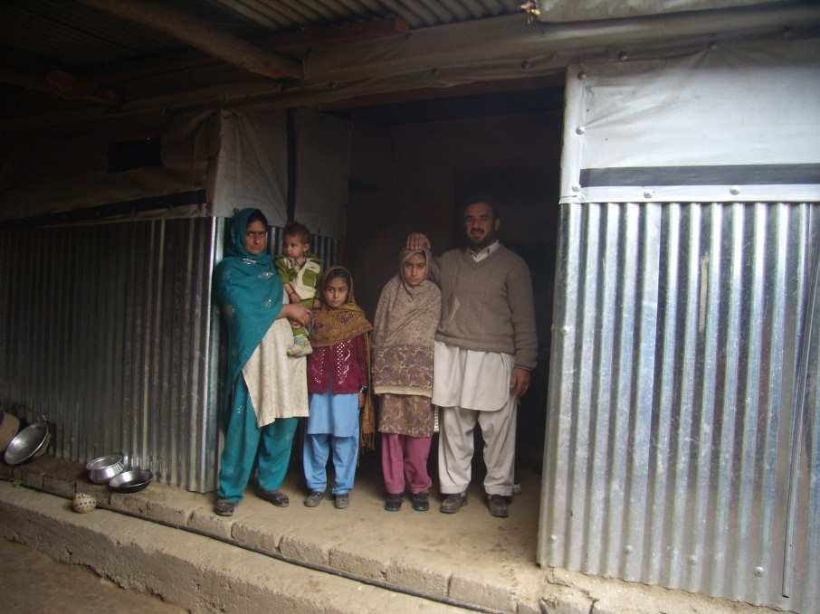 Photo 1: CRS shelter constructed in Shangla