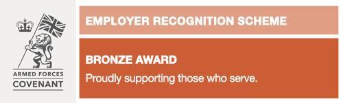Armed Forces Covenant In 2017 Corby and Nene CCGs were awarded the Bronze Award in the Armed Forces Covenant, Employer Recognition Scheme in recognition of our continued work with members of the