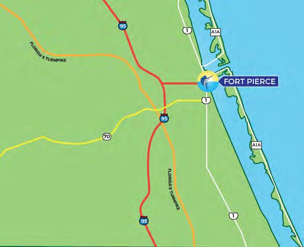 Lucie County, in partnership with the City of Fort Pierce, has established a mission to broaden and strengthen the economic base of the regional community by providing adequate