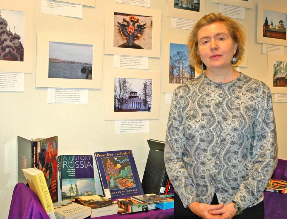 October 3, 2008 Pieces of Eight Page 9 Display Provides Snapshot Look at Russian Life, History Yelena Francis, a new Russian instructor at, hopes to give the ECU community an insider s look at her