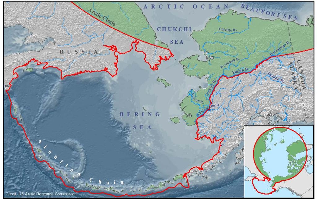 include additional land in northern Alaska, the Bering Sea, and the Aleutian Islands for governmental planning and budgeting purposes.
