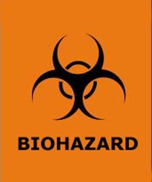 (g)(1)(ii)(a) The employer shall post signs at the entrance to work areas specified in paragraph (e), HIV and HBV Research Laboratory and Production Facilities, which shall bear the following legend: