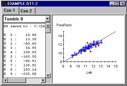 FoodTech Calibration Software 12 Constituents: If you would like to perform the regression on more than one constituent at a time, make sure there is a mark next to all the constituents for which you