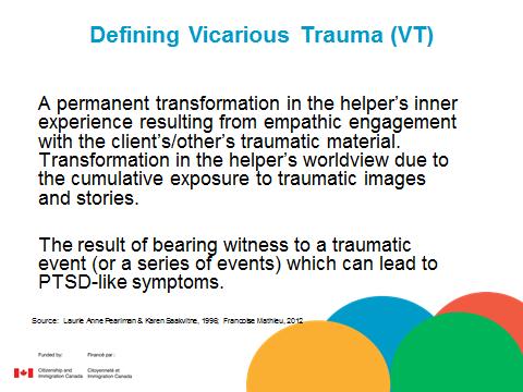 According to the APA (American Psychiatric Association), there are two criteria that define a traumatic event: 1) The person has been exposed to a traumatic event in which they experienced,