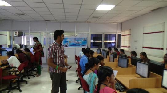 NATIONAL ENGINEERING COLLEGE DIGITAL ELECTRONIC TEST IEEE COMPUTER SOCIETY STUDENT BRANCH CHAPTER organized the event on 23-07-2014.