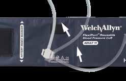 equipped with the FlexiPort fitting and cuffs by Clinical Engineering and Welch Allyn together.