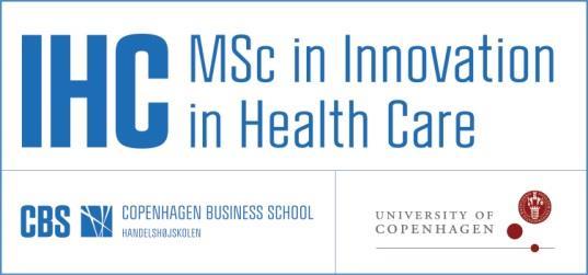 MSc IHC: Structure and content The Faculty of Health and Medical Sciences at the University of Copenhagen and Copenhagen Business School have developed a new a two year (120 ECTS) MSc in Innovation