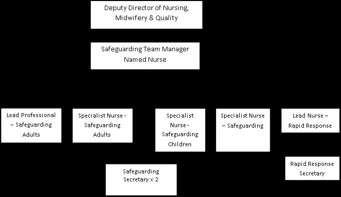 APPENDIX 1 THE SAFEGUARDING TEAM CONTACT DETAILS AND ORGANISATIONAL STRUCTURE Contact Name Safeguarding Office & Secretaries Elizabeth Boyle Named Nurse for Safeguarding Children & Safeguarding Team