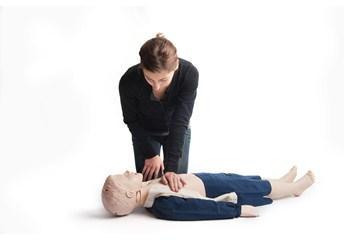 It has full-body construction allowing students to quickly sharpen their skills in performing paediatric CPR to a high standard.