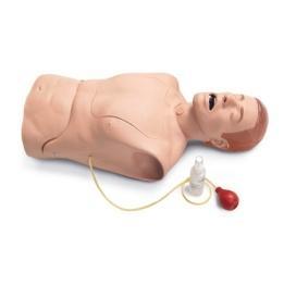 NG TUBE AND TRACHEOSTOMY CARE TRAINER Description: Torso task trainer designed for instruction in the care of patients with respiratory conditions and the practice of gastrointestinal care procedures