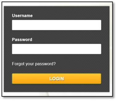 Enter username and password, then click the LOGIN button. Forgotten Username or Password: For users who forgot password, click Forgot your password?