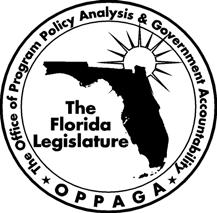 The Florida Legislature Office of Program Policy Analysis and Government Accountability OPPAGA provides performance and accountability information about Florida government in several ways.