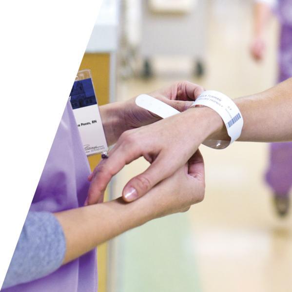 Patient Identification Knowing who you are HP Patient Identification Solution for ID wristbands Accurately