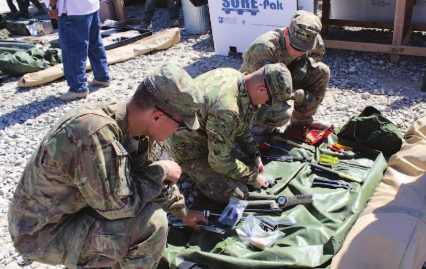 This marked a significant improvement over the previous setup in which units had to turn in their various classes of equipment at two different yards at Kandahar, through separate appointments with