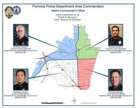 services from other City Departments as needed. Area Commander Community meetings are held regularly at different locations within the community.