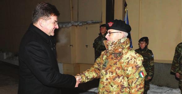 Secretary and former Secretary General of NATO, Lord George Robertson. Pristina, 19 Jan 2016.