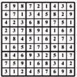rows, columns and blocks of each digit from 1 to 9 appears only once.