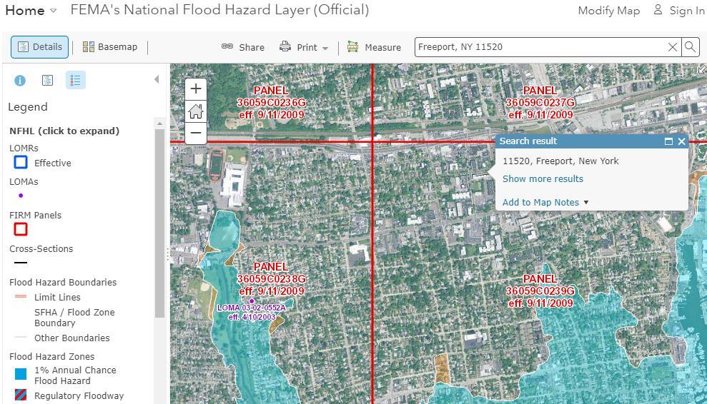 65 FEMA Flood Map Service