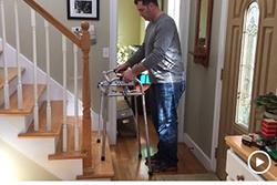 Physical Therapists Stroll to Victory Confident, personable and touting their hydraulic walker s simple design and wide-ranging benefits, Peter Klausmeyer and Ryan Andrews walked away with $5,000 and