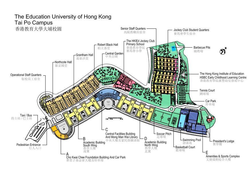 Campus Map of The Education University of