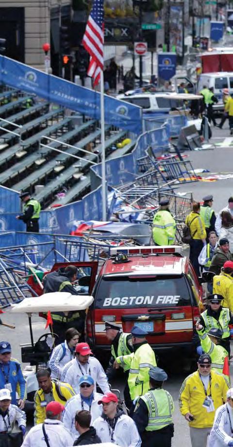 Transitioning to Warm Zone Operations Boston EMS makes operational changes after the Boston Marathon bombing By Ricky Kue, MD, MPH, FACEP & Brendan Kearney, EMT-P, MPA It was a beautiful spring day