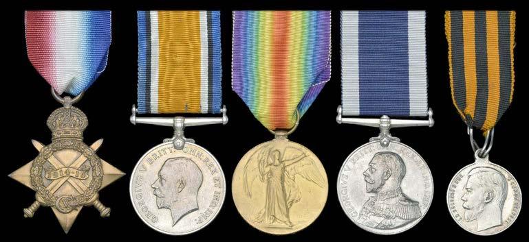 CAMPAIGN GROUPS AND PAIRS 664 Five: Leading Seaman H. Beck, a recipient of the Russian St. George s Medal for Bravery for Jutland 1914-15 STAR (184613 H. Beck, L.S., R.N.); BRITISH WAR AND VICTORY MEDALS (184613 H.