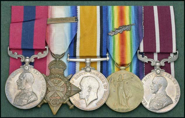 W.O. Cl. 2, Notts. & Derby. R.); SPECIAL RESERVE L.S. & G.C., G.V.R. (6806 W.O. Cl. 2, D.C.M., 3-Notts. & Derby. R.); FRANCE, MEDAL OF HONOUR, with swords, silver-gilt, unnamed, very fine and better (6) 1800-2200 D.