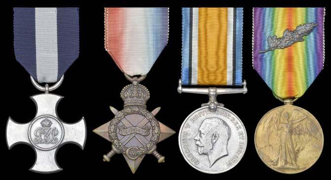 Exceptional Naval and Polar Awards from the Collection of RC Witte 760 A good Great War Eastern Mediterranean operations D.S.C. group of four awarded to Captain K.