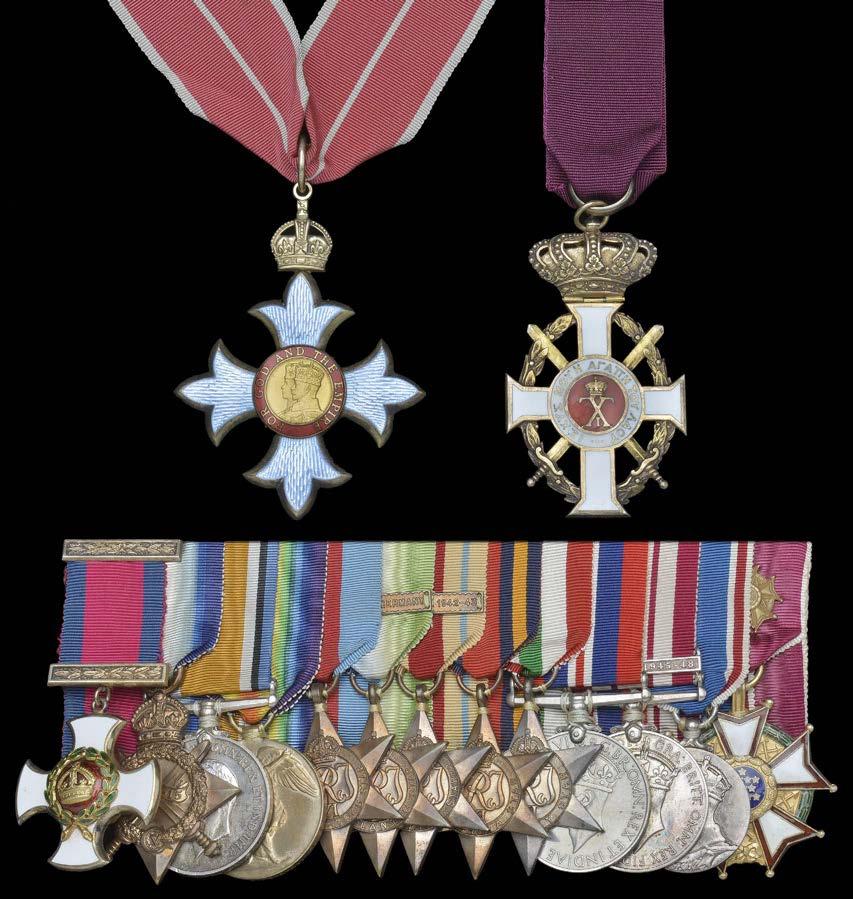Exceptional Naval and Polar Awards from the Collection of RC Witte 770 The rare and impressive post-war Palestine operations C.B.E., Second World War Salerno landings D.S.O.