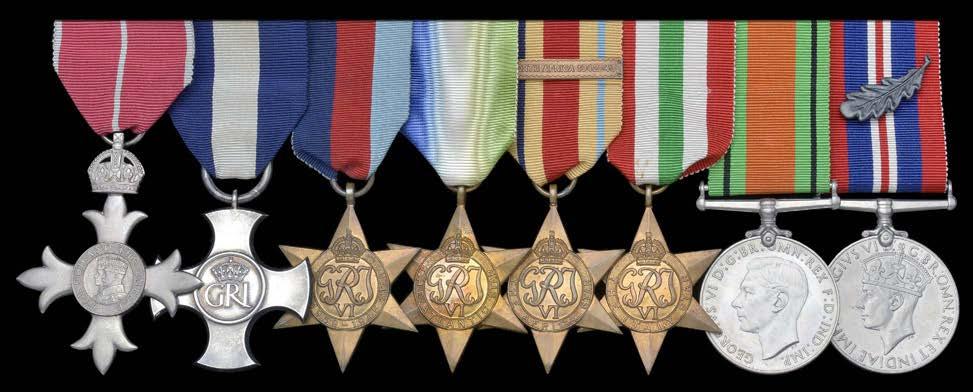 GROUPS AND SINGLE DECORATIONS FOR GALLANTRY 785 A fine post-war M.B.E., Second World War submariner s D.S.C. group of eight to Lieutenant-Commander (E.) M. N.