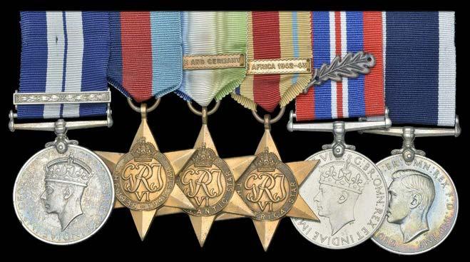 GROUPS AND SINGLE DECORATIONS FOR GALLANTRY 818 A rare Second World War submariner s D.S.M. and Bar group of six awarded to Chief Petty Officer R. J.