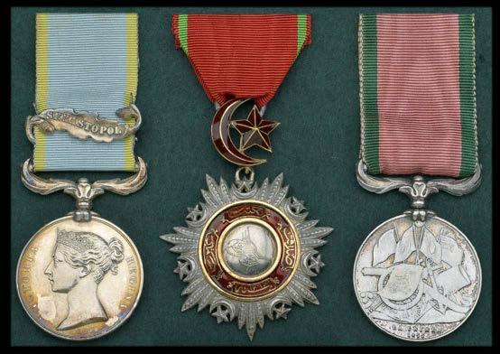 A fine Collection of Medals to The Sherwood Foresters (Nottinghamshire & Derbyshire Regiment) formerly 45th and 95th Foot 41 Three: Captain R.