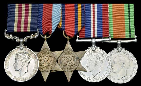 GROUPS AND SINGLE DECORATIONS FOR GALLANTRY 834 A fine Second World War escaper s M.M. group of five awarded to Sergeant W. R.