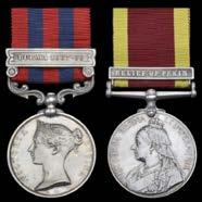 A Collection of Medals to the Hampshire Regiment 871 872 873 874 875 876 877 Three: Colour Sergeant R. Carr, 67th Regiment CHINA 1857-60, 2 clasps, Taku Forts 1860, Pekin 1860 (Drumr. Robt.