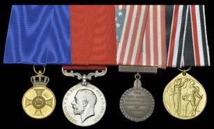 LIFE SAVING AWARDS 1310 The Sea Gallantry Medal (Foreign Services) group of four awarded to Second Steward W.