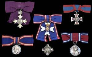 Awards to the Medical services from the Collection formed by the late Tony Sabell 1437 The well documented M.V.O., M.B.E. group of five awarded to Miss Rosina Davies, who nursed H.M. King George V during his final illness THE ROYAL VICTORIAN ORDER, M.