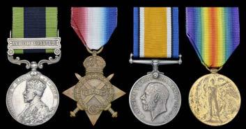 Awards to the Indian Army from the Collection of A. M. Shaw 1866 Four: Mr R. R. Carr, Indian Telegraph Department INDIA GENERAL SERVICE 1908-35, 1 clasp, Abor 1911-12 (Deputy Supdt. R. Carr, Telg.