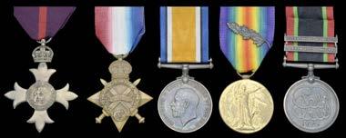 Awards to the Indian Army from the Collection of A. M. Shaw 1905 A Sudan O.B.E. group of five awarded to Major C. H. Gore, Army Service Corps THE MOST EXCELLENT ORDER OF THE BRITISH EMPIRE, O.B.E. (Military) Officer s 1st type breast badge, silver-gilt, hallmarks for London 1919; 1914-15 STAR (Lieut.