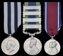 ); WAR AND INDIA SERVICE MEDALS, these unnamed; ROYAL VICTORIAN MEDAL, G.VI. R., silver (S.M. and Hon. Lt. Shamsher Sing Bohra); JUBILEE 1935 (S.M. and Hon. Lt. Shamsher Sing Bohra); CORONATION 1937 (S.
