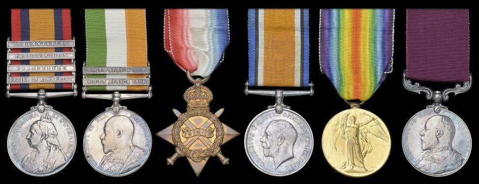 A Collection of medals to the Sussex Yeomanry 179 Six: Wa