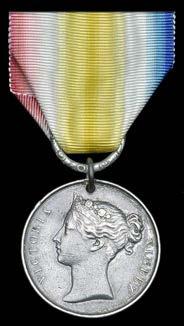 SINGLE CAMPAIGN MEDALS 349 The First Afghan War medal awarded to Trumpet-Major William Smith, 11th Hussars, late 3rd Light Dragoons, a confirmed charger at Balaklava CABUL 1842 (No. 1083.
