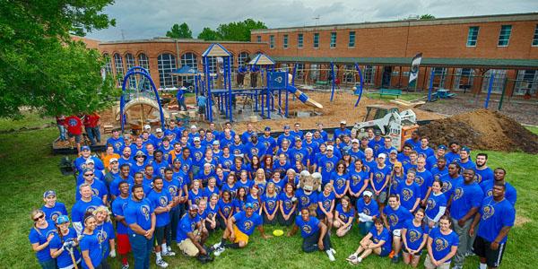 St. Louis Rams 6 th Annual Playground Build On Wednesday, June 11, 2014, St.